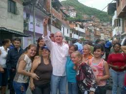 Ledezma con pueblo caraqueño